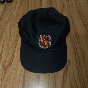 Vintage 90’s NHL Shield Logo Labatt Blue Beer Pilsner  Hat Black Hockey Sports
